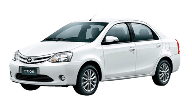 Toyota Etios taxi in Ahmedabad